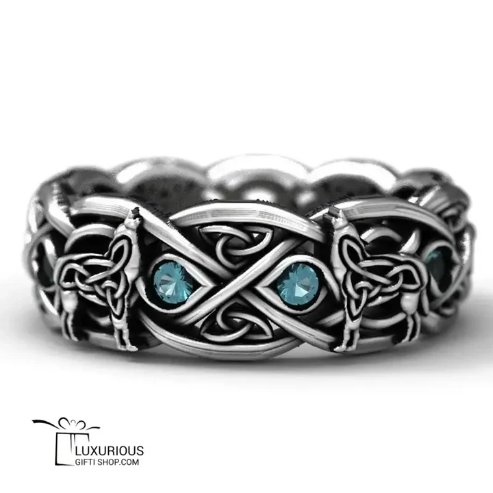 Wolf Fashion Hip Hop Rock Unisex Finger Ring