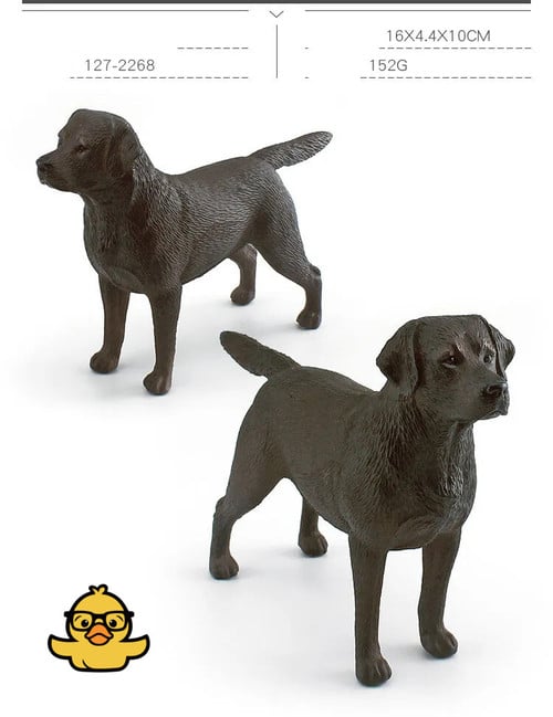 1Pc Pet Dog Figurine Garden Home Decor Simulation Basset Hound Labrador Retriever Neapolitan Mastiff Great Dane PVC Figure
