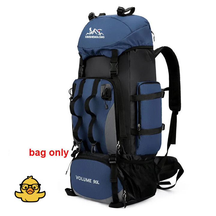 90L Waterproof Hiking Camping Backpack Trekking Bag Rucksack 16429312
