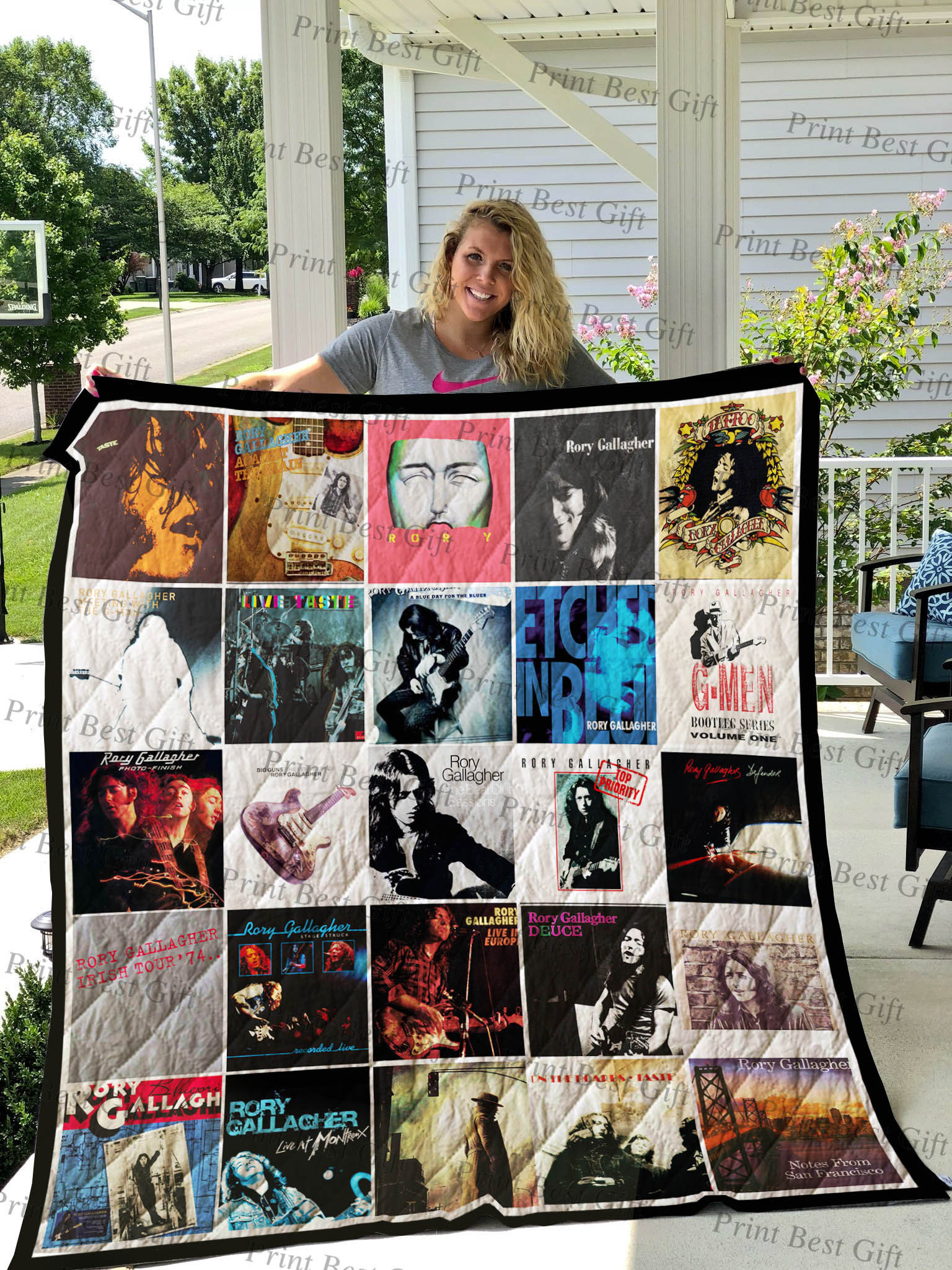 Rory Gallagher Albums Cover Poster Quilt Blanket Ver 2 - Amazinggiftbox