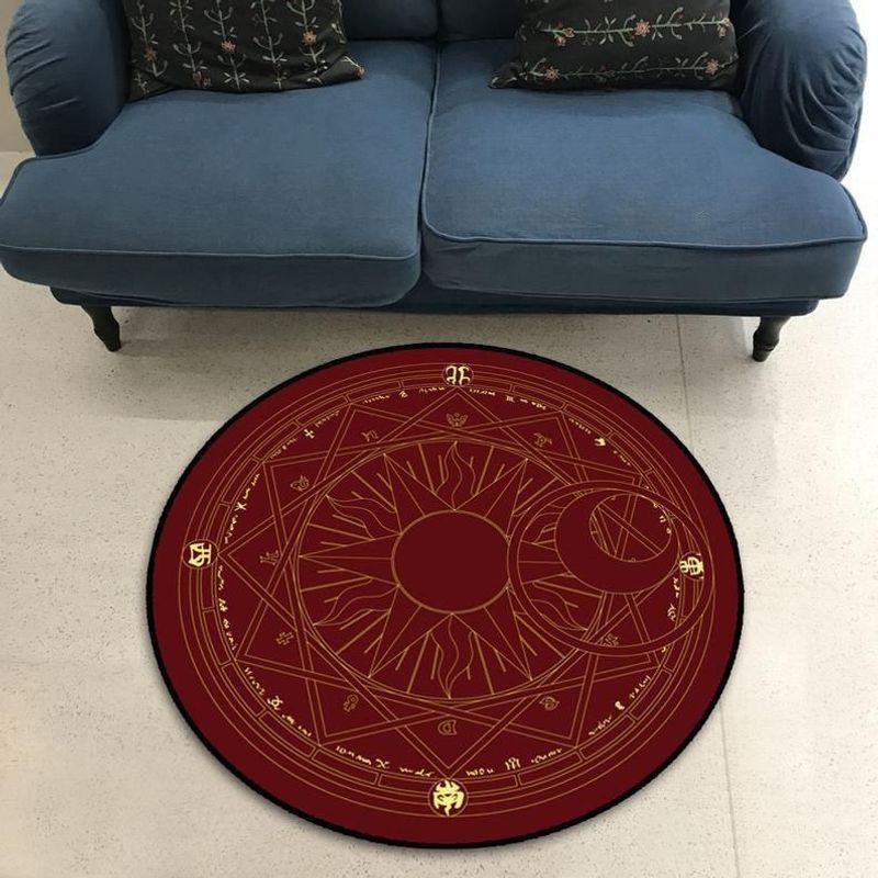 Cardcaptor Sakura Clow Circle Cool Japanese Anime Manga 2 Round Rug ...