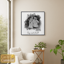 Custom portrait with Digital Sketch style