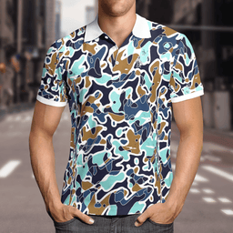 Cameron Smith Original Penguin Golf - Bunker Print, Black Iris
