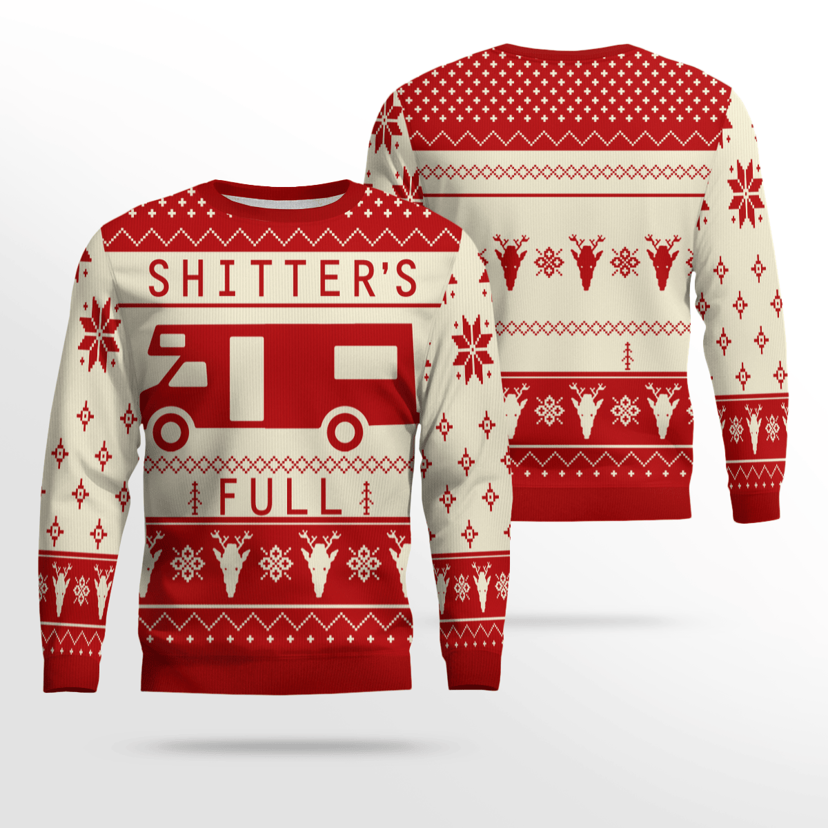 National Lampoon Vacation Shitter's Full Ugly Christmas Sweater