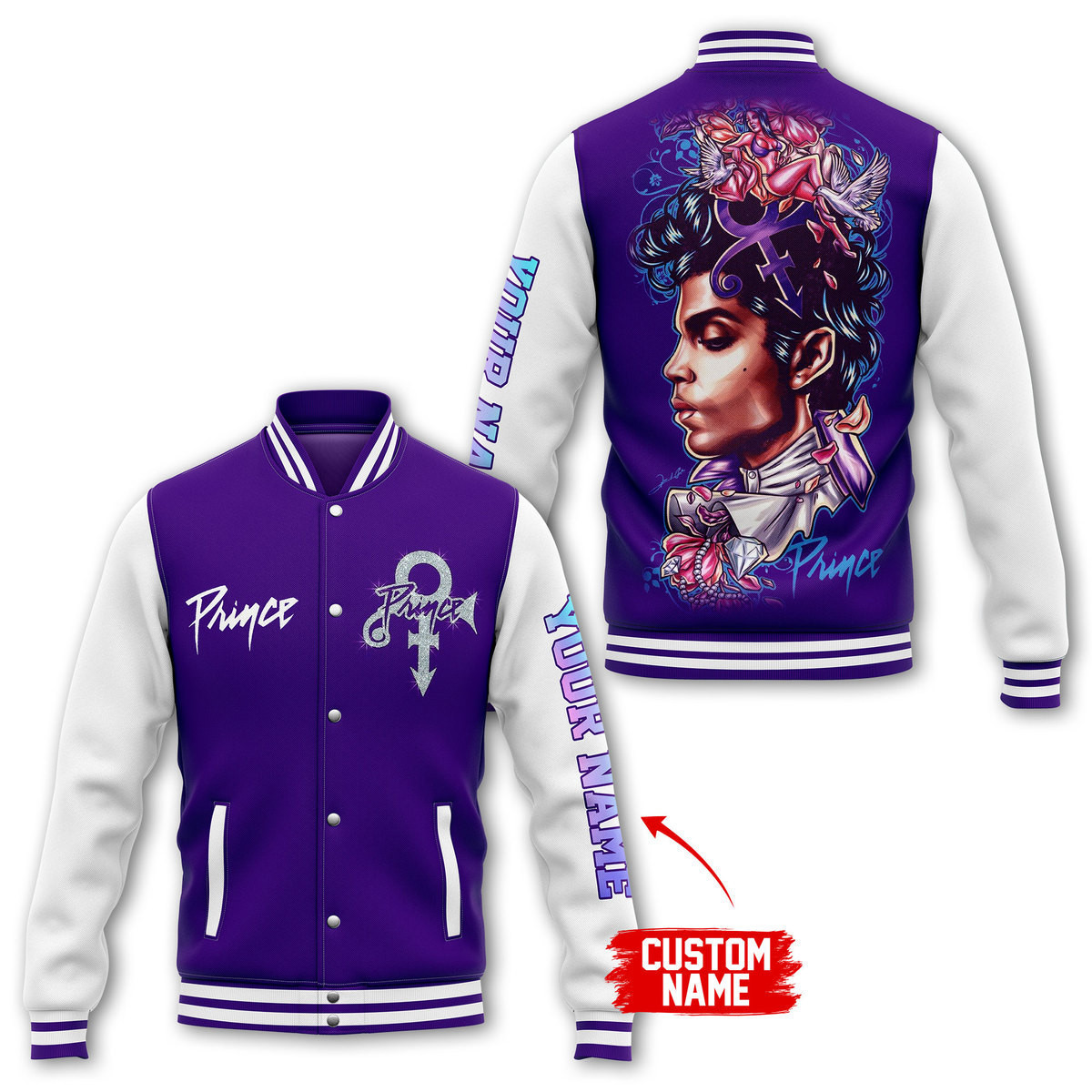 Prince New Bomber Baseball Jacket For Fan - Kapotan