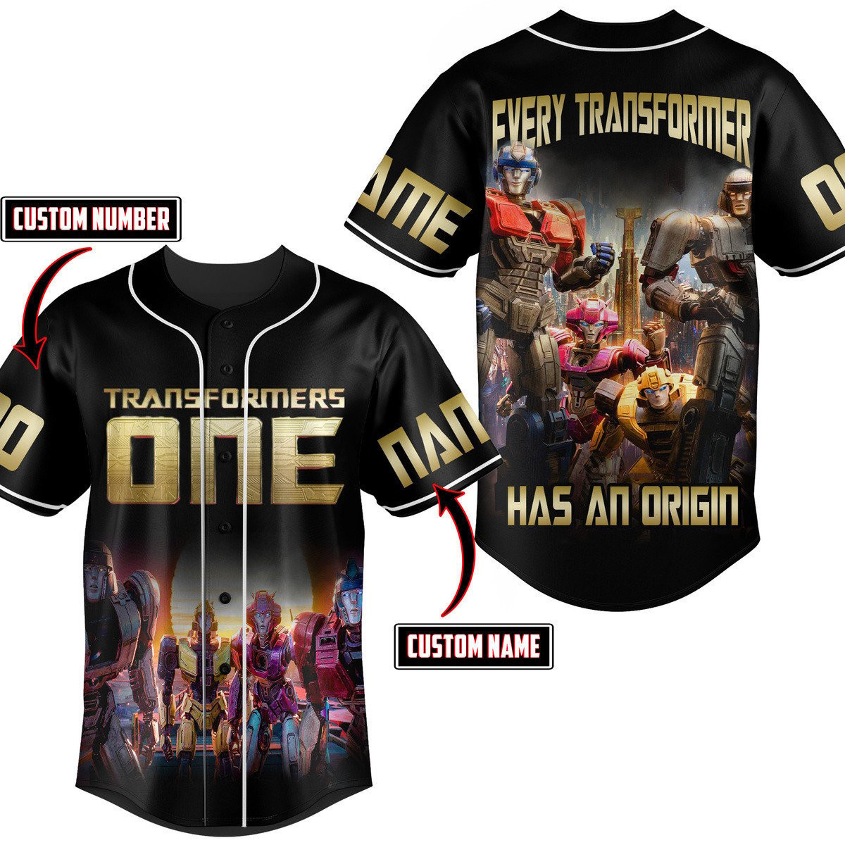 Transformers One Baseball Jersey For Fans - Kapotan