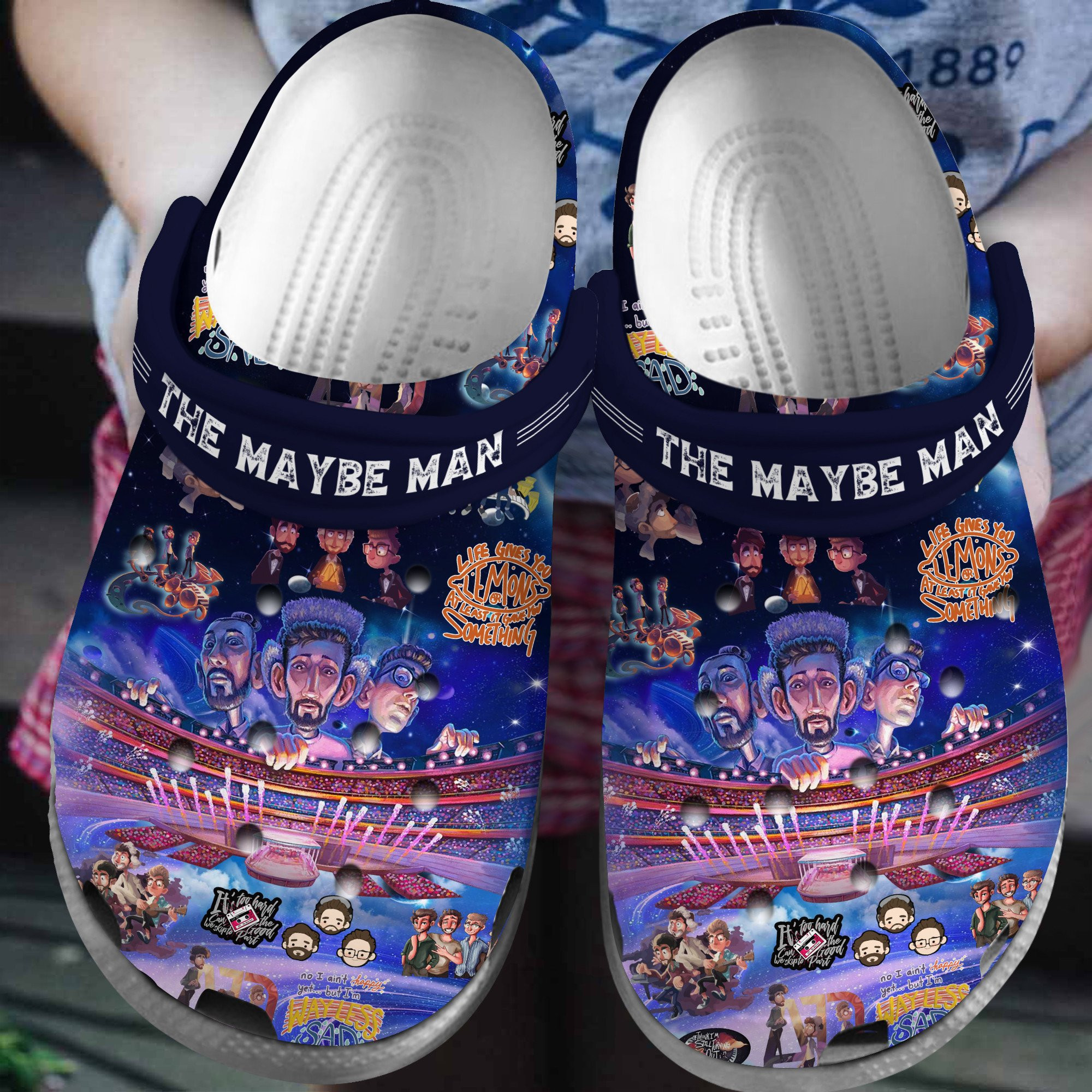 Maybe Men The Maybe Man Music Crocband Clogs Shoes Comfortable For Men Women and ...