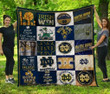 Notre Dame Fighting Irish Lover Blanket Quilt MC