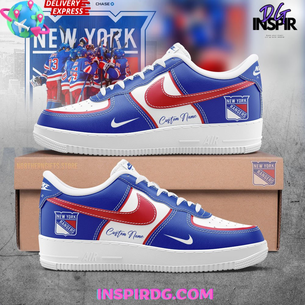 New York Rangers Custom Nike Air Force 1 - InspirDG - Lilybelli