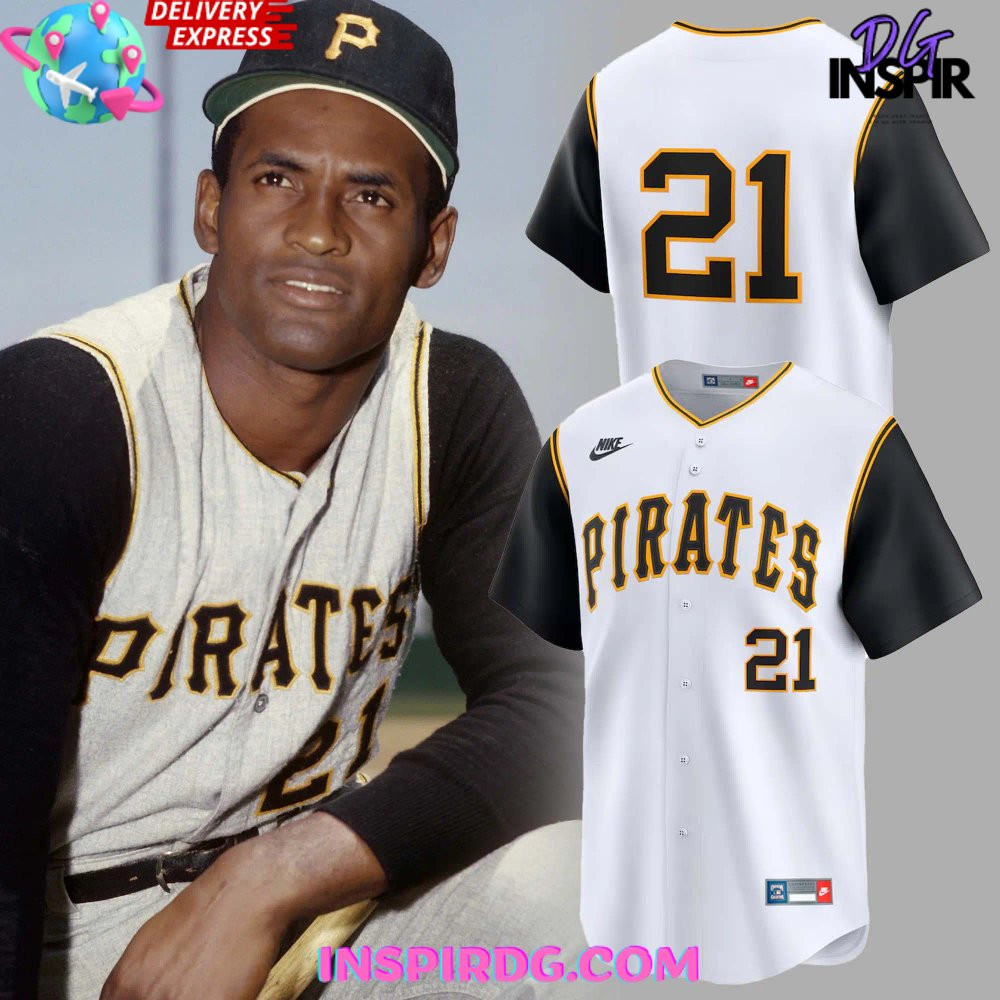Pittsburgh Pirates Roberto Clemente 2024 Baseball Jersey - InspirDG ...