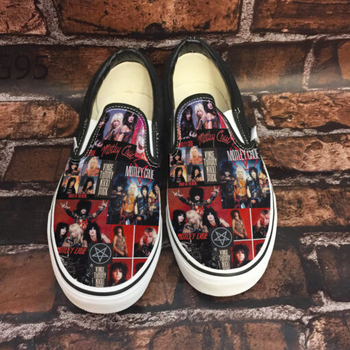 Motley Crue Band Slip On Shoes G95