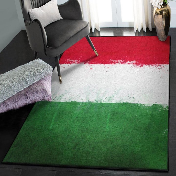Illini Rug Large Living Room Rugs, Italian Flag Bandana GS CL Rug - AER0212 ...