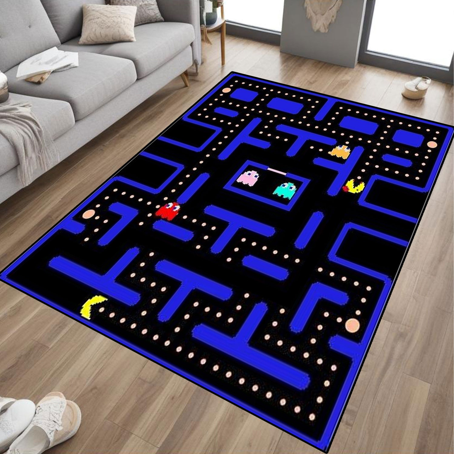 Video Game Rug, Atari Rug, Gamer Rug, Play Room, Game Room, Man Cave ...