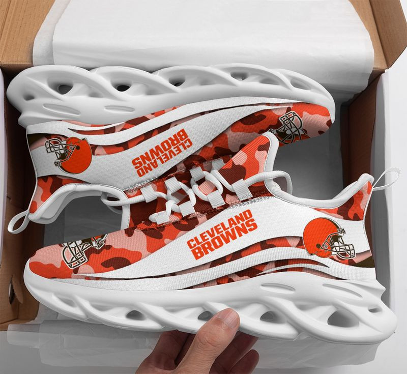 Cleveland Browns Camo Pattern Limited Edition Max Soul Shoes NEW019704 ...