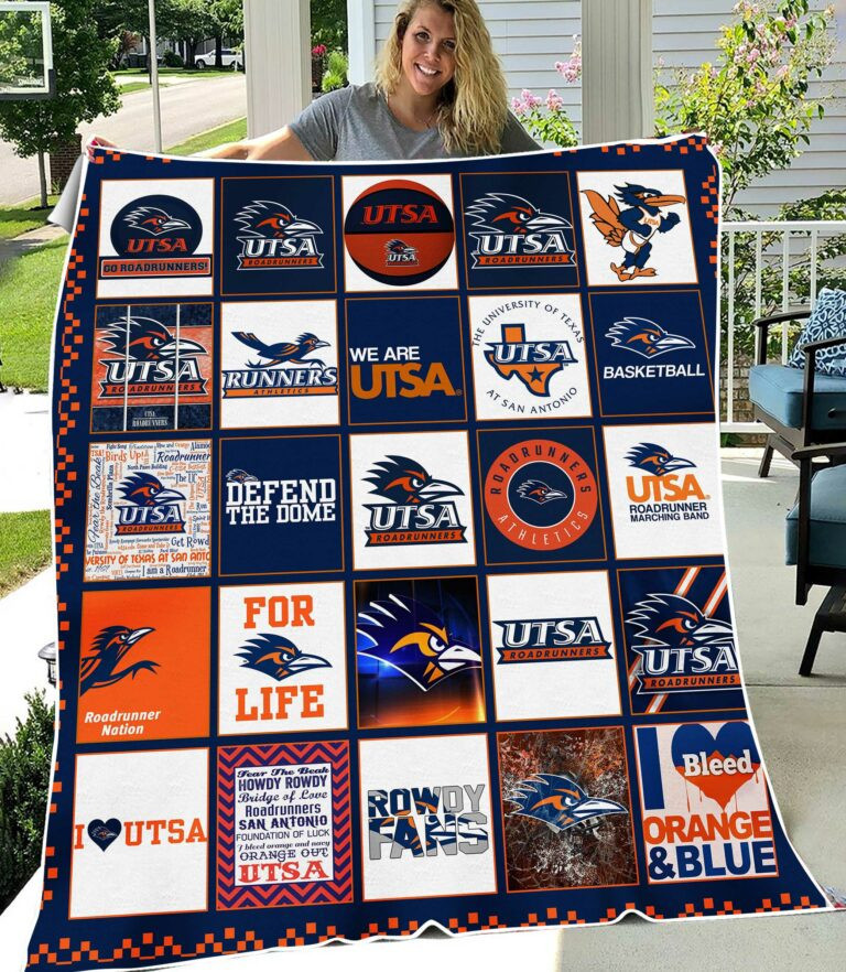 NC UTSA Roadrunners Blanket And Quilt Gift For Fans - QBK0409 QBK0409 ...