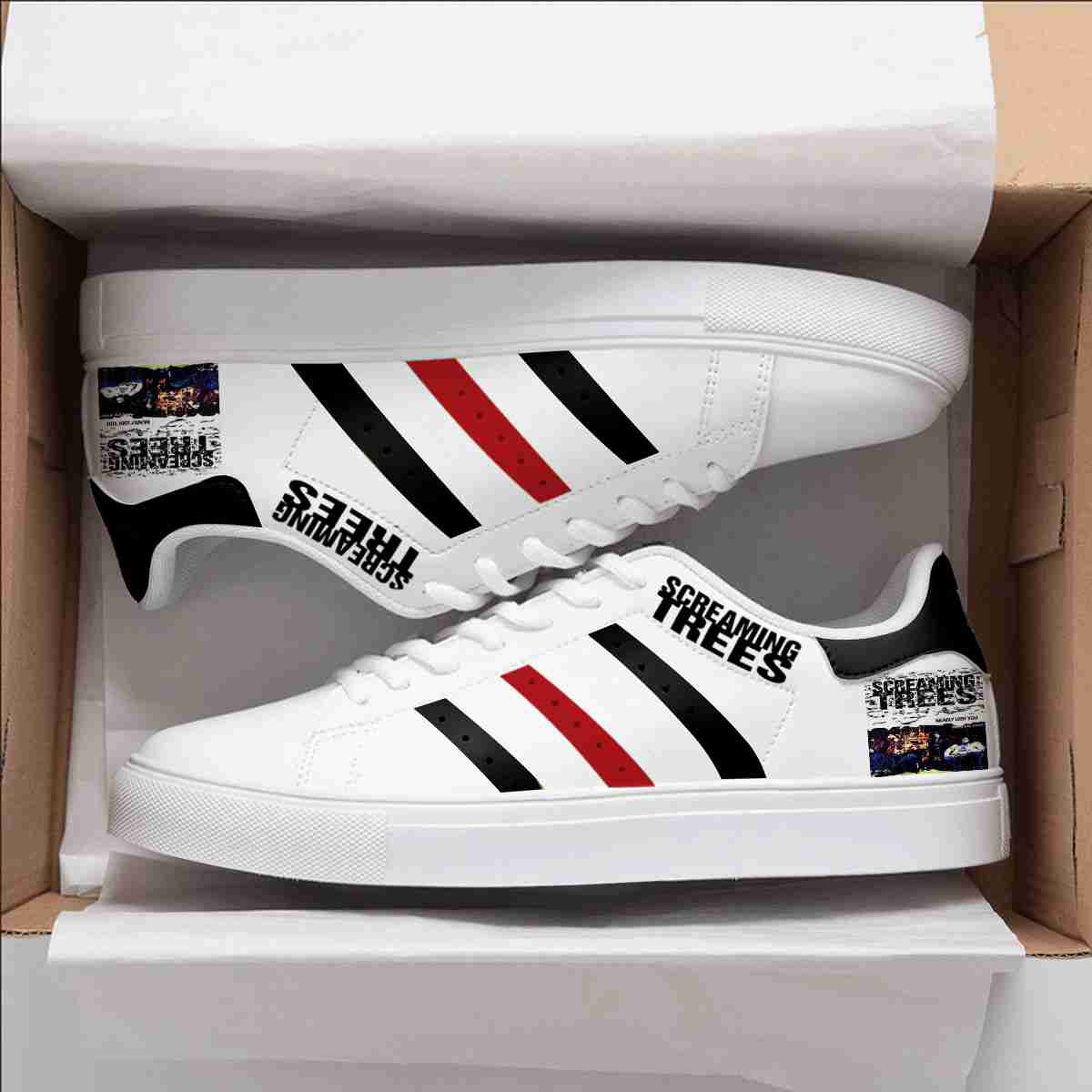 Screaming Trees Red Skate Stan Smith New Shoes SKS2409 - Joliebrand