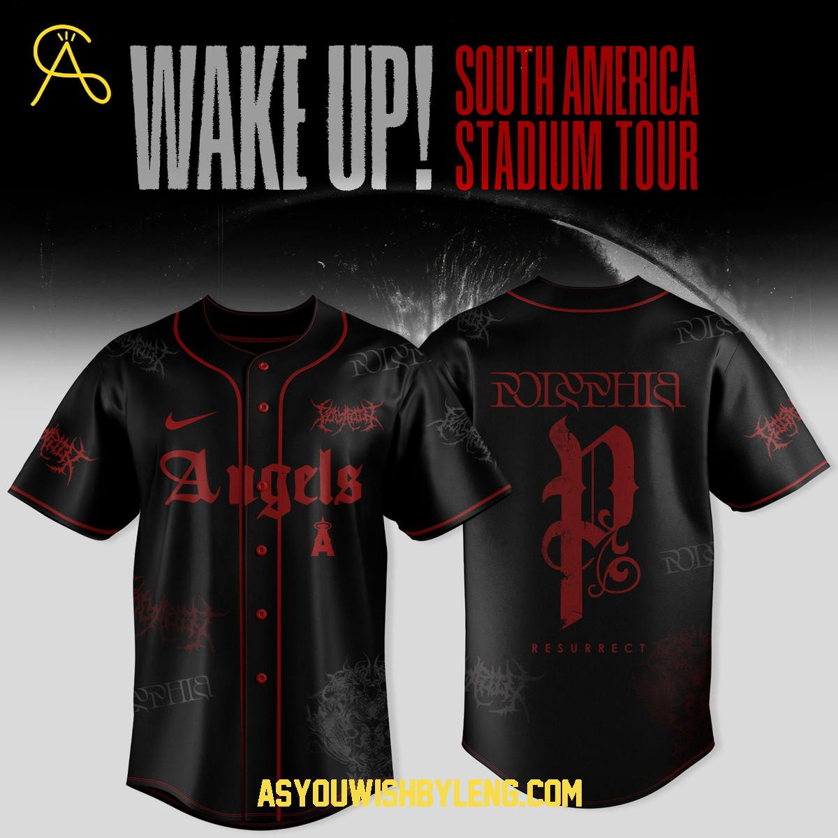 Polyphia Angel Los Angeles Angels 2025 Polyphia Resurrect Tour Celebration Baseball ...