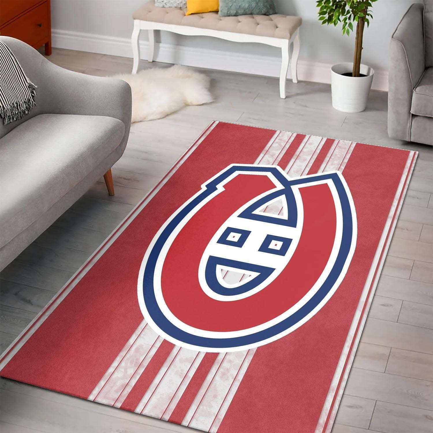 Montreal Canadiens Area Rugs Nhl Hockey Living Room Carpet Team Logo ...