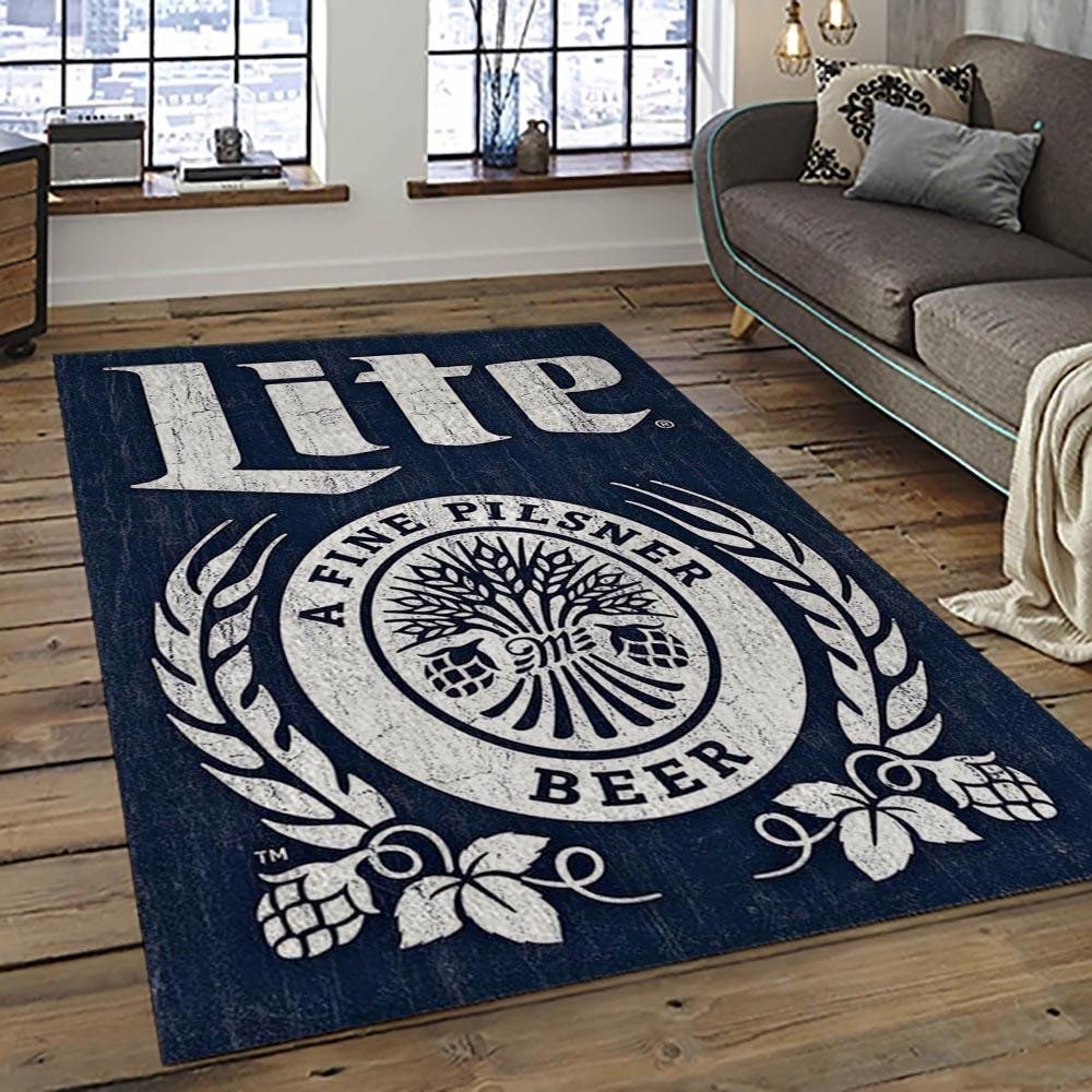 Foster Beer Rug Miller Lite American Style Beer Retangle Carpet Area Rug Home Decor ...