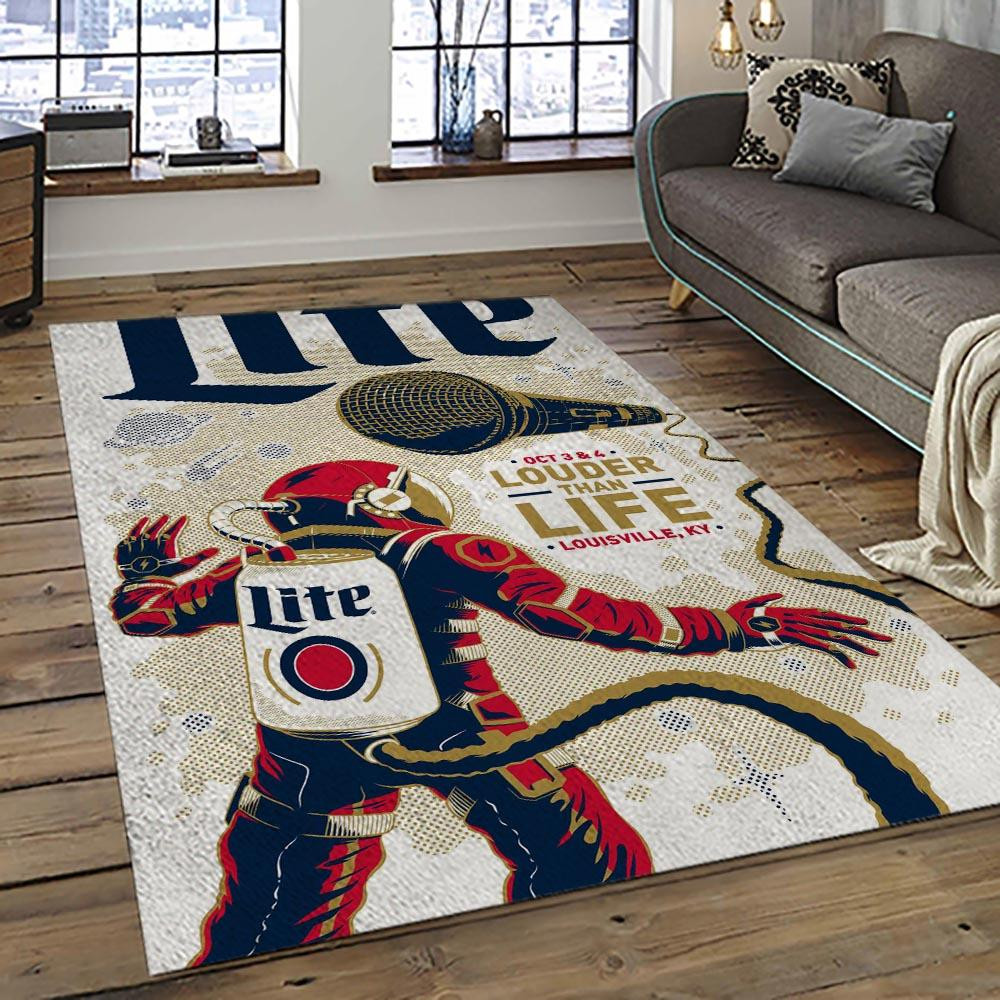 Foster Beer Rug Miller Lite American Style Beer Retangle Carpet Area Rug Home Decor ...