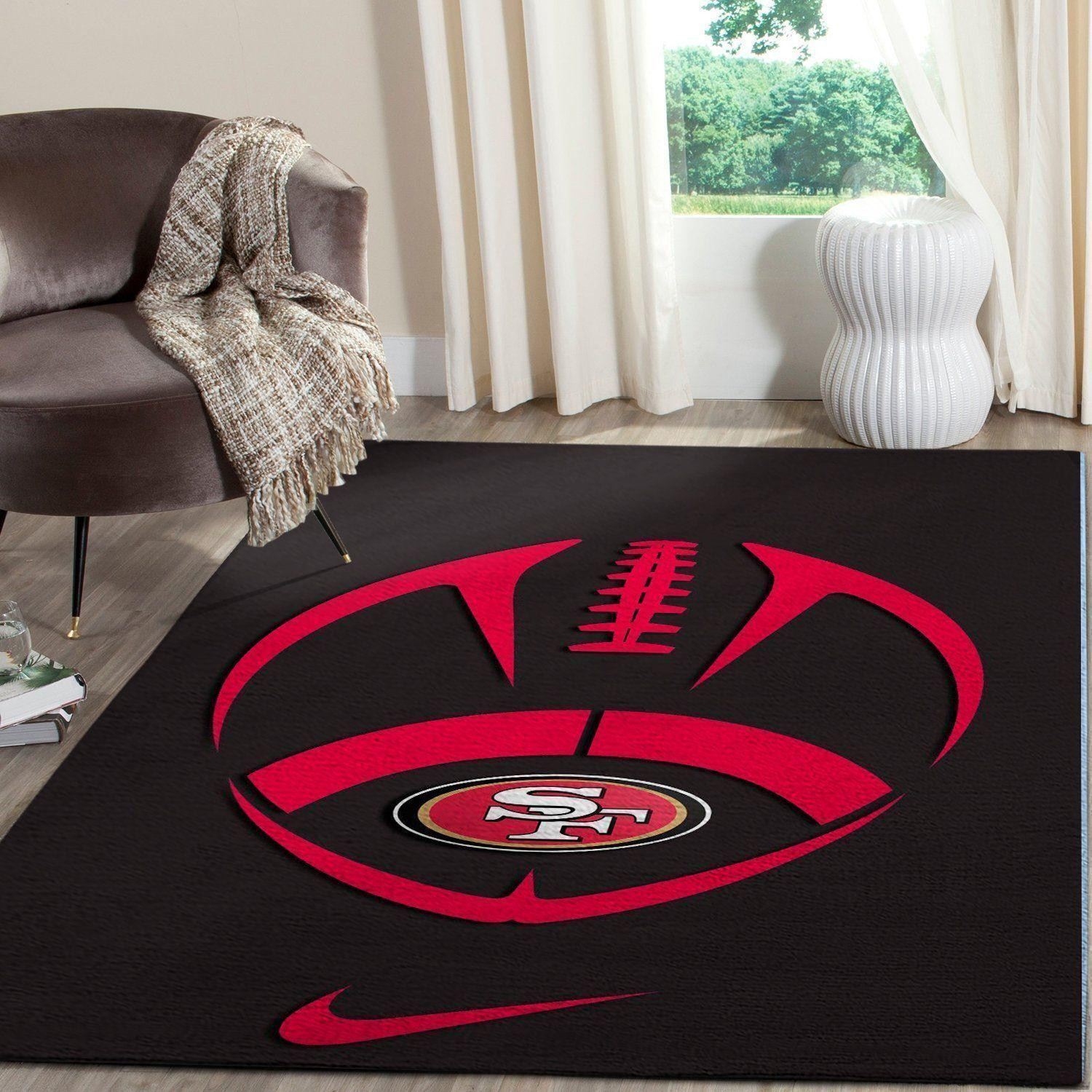 San Francisco 49Ers Nfl Football Living Room Rugs Rug Regtangle Carpet ...