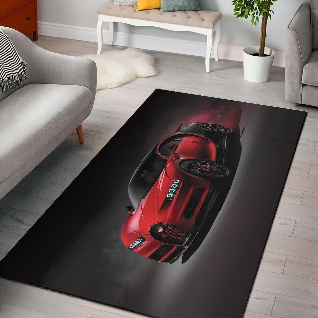 Bugatti Super Cars Fn210217 Area Rug Rug Regtangle Carpet Floor Decor ...