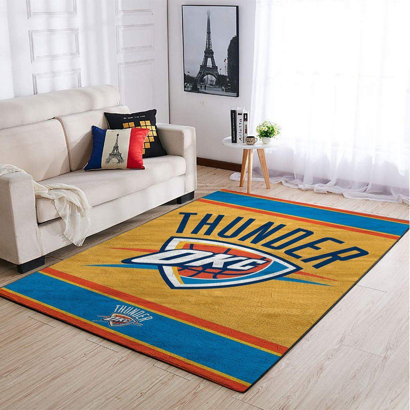 Nba Area Rugs Oklahoma City Thunder Nba Area Rugs Living Room Carpet Regtangle Carpet ...