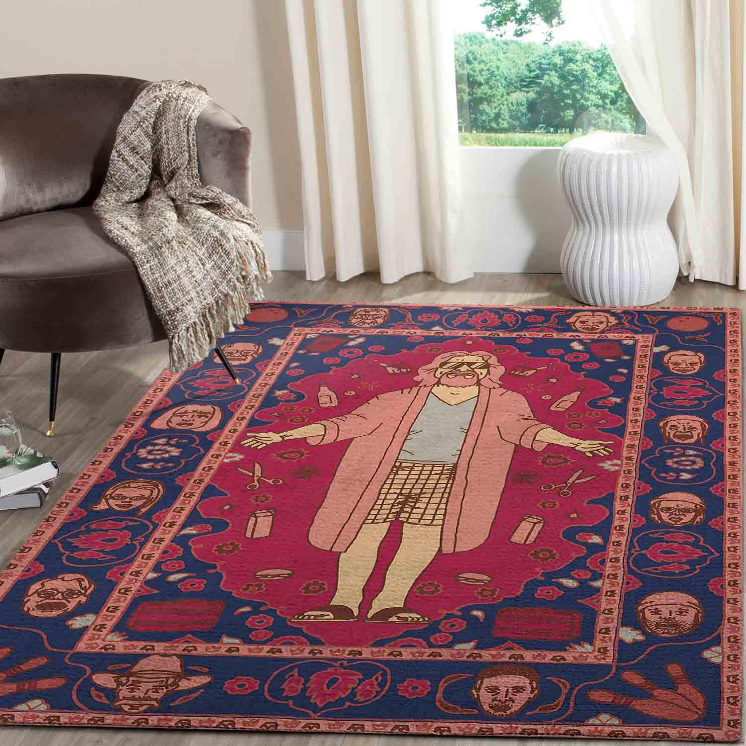 The Big Lebowski Carpet The Dude Living Room Bedroom Area Rug Rug ...