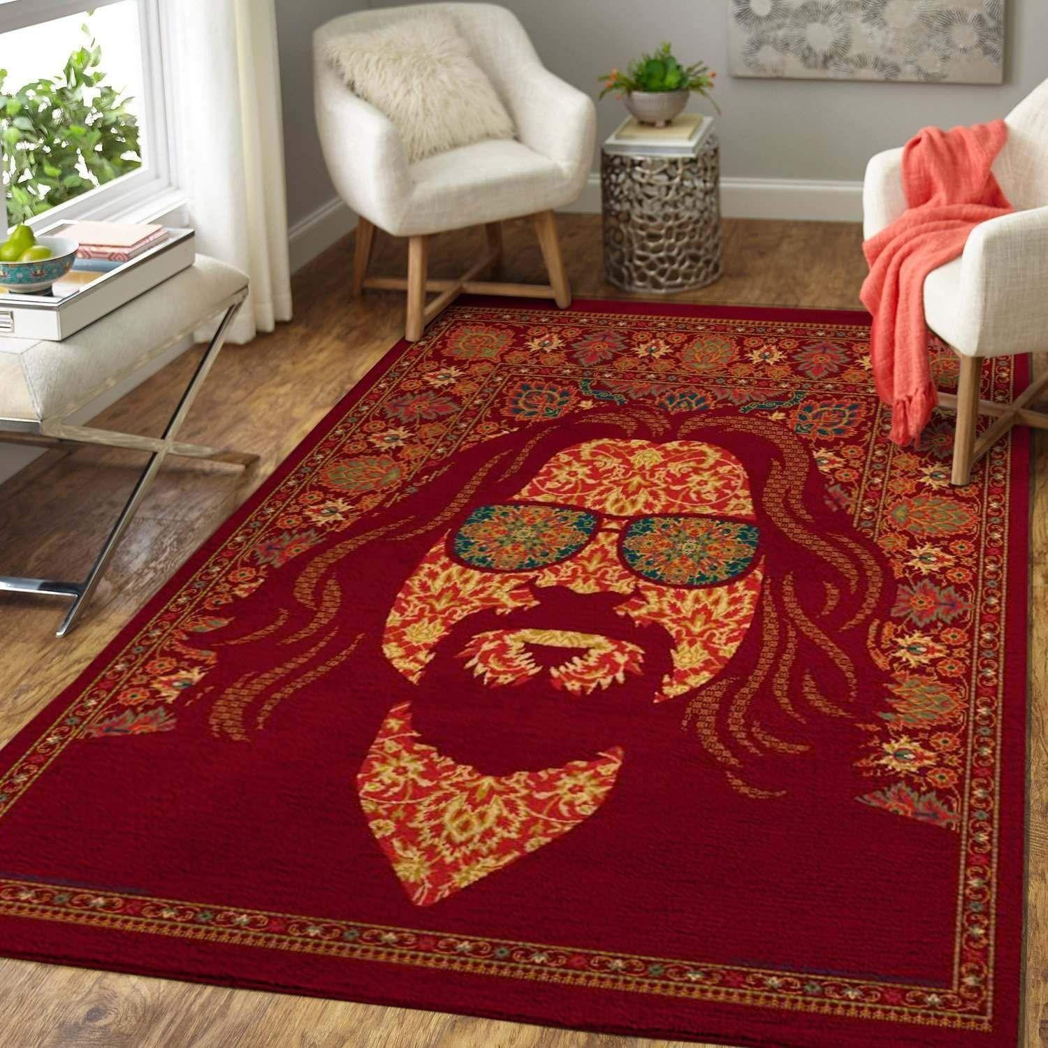 The Big Lebowski Carpet The Dude Living Room Bedroom Area Rug Regtangle ...