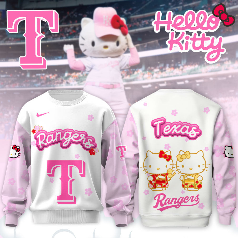 Hello Kitty White Ranger Texas Rangers Shirrt Hello Kitty Night Happy GirlsDay! Hinamatsuri ...
