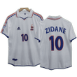 Zinedine Zidane France 2000 Away Men Jersey - White