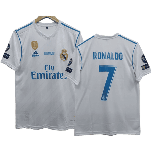 Cristiano Ronaldo Real Madrid 2017-18 Home Men Jersey - White