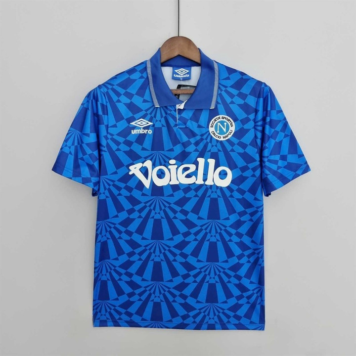 Napoli 1991/93 Home Retro Men Jersey - Blue