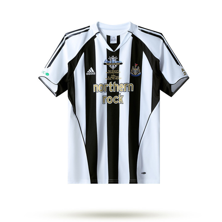 Newcastle United 2006 SHEARER Testimonial Men Retro Jersey - Black White
