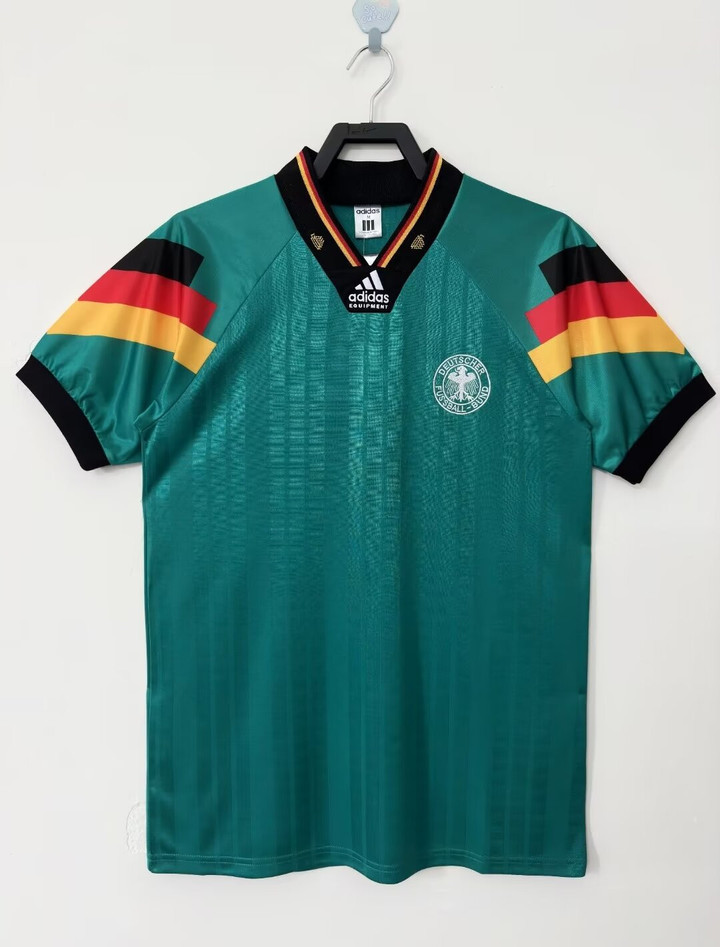 Germany 1992 Away Retro Jersey - Men, Green