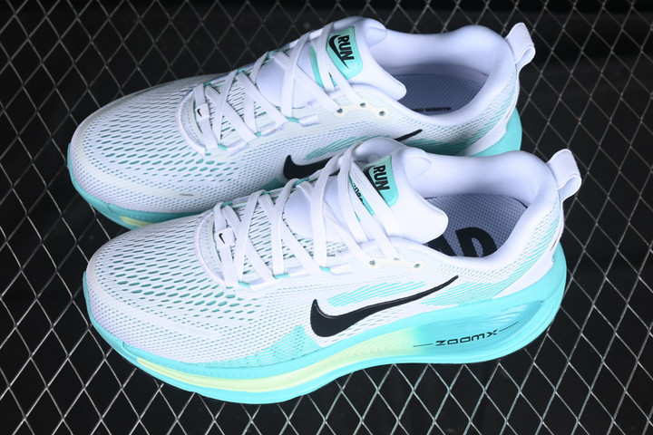 Nike Air Zoom Vomero 18 White Turquoise Running Shoes