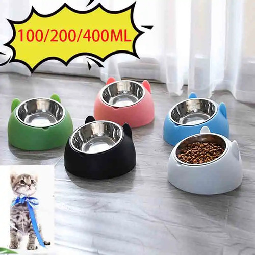 Stainless Steel Cat Bowl – Comfortable & Spill-Free Mealtime