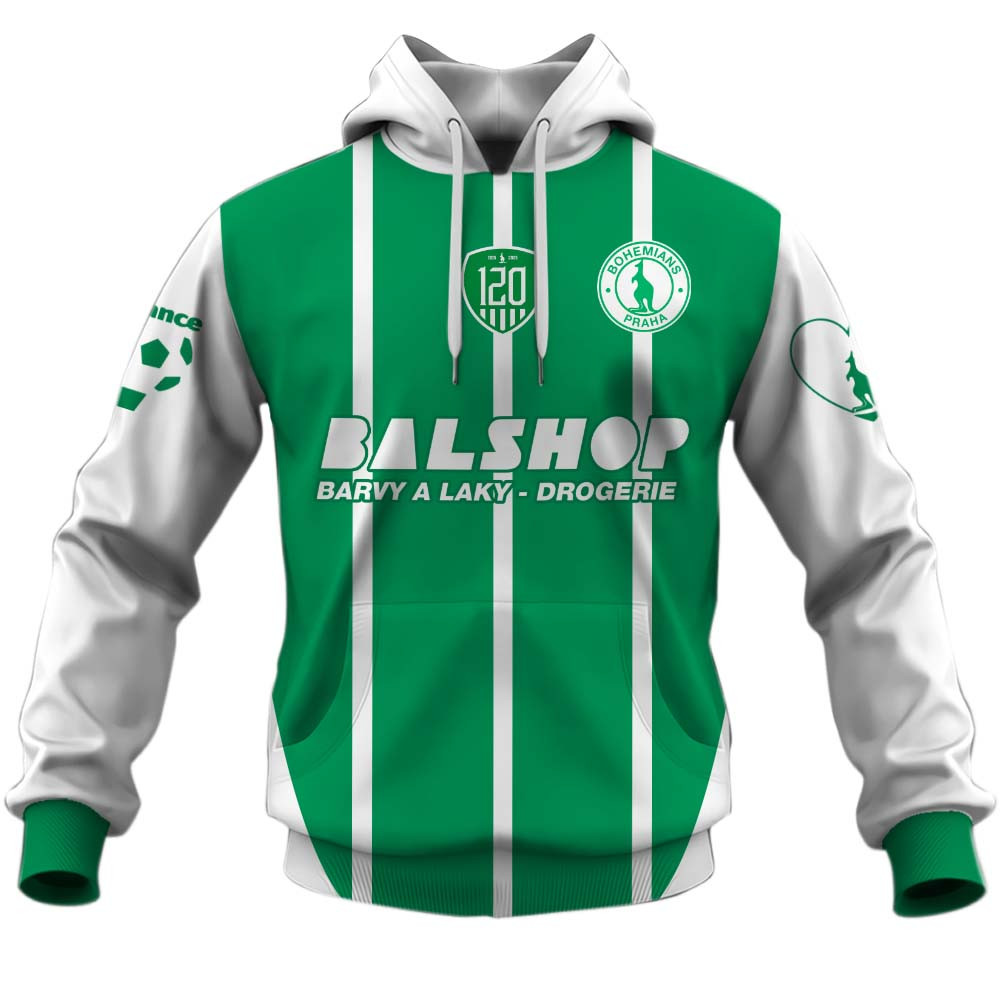 Bohemians 1905 Chance Liga 2526 Home Jersey Style Shirts