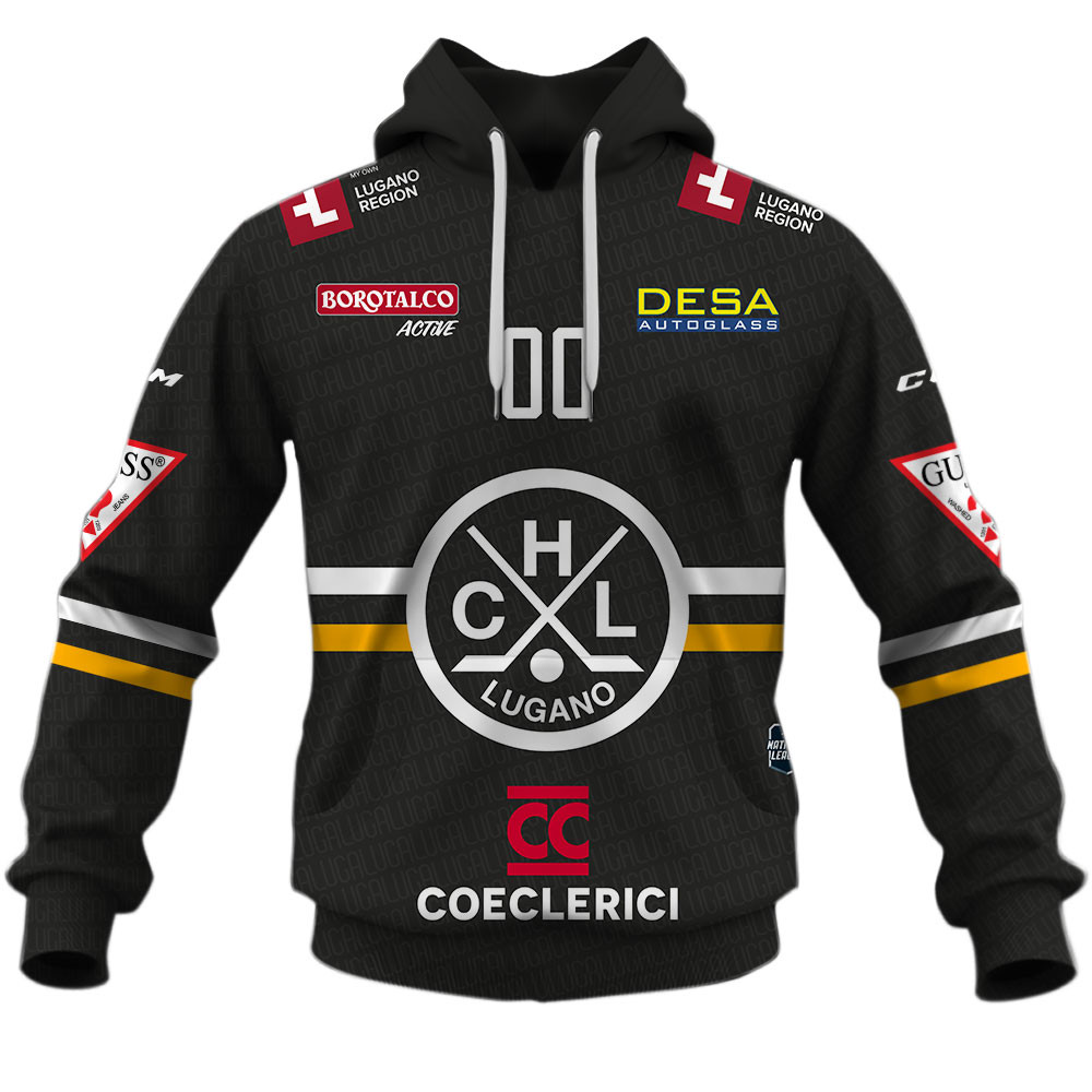 NL Hockey HC Lugano Home Jersey Style Shirts