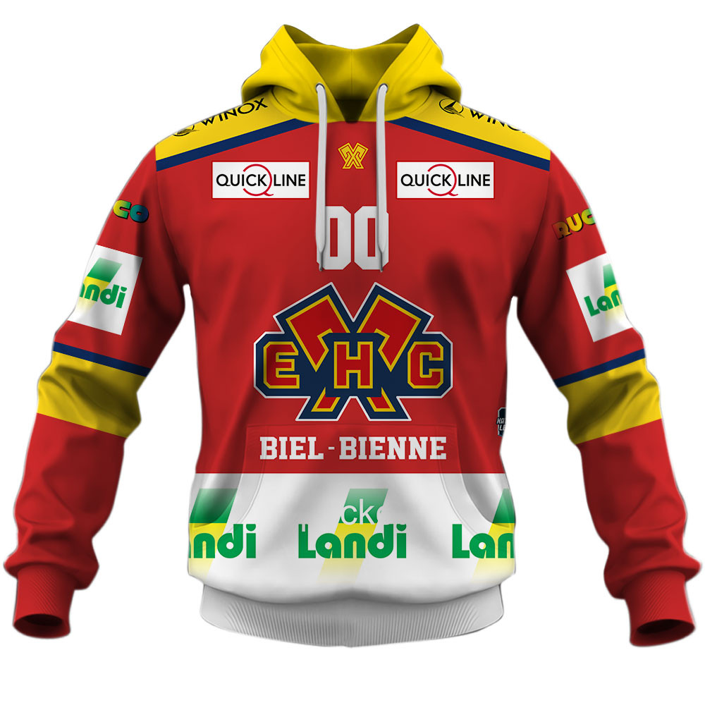 NL Hockey EHC Biel Home Jersey Style Shirts
