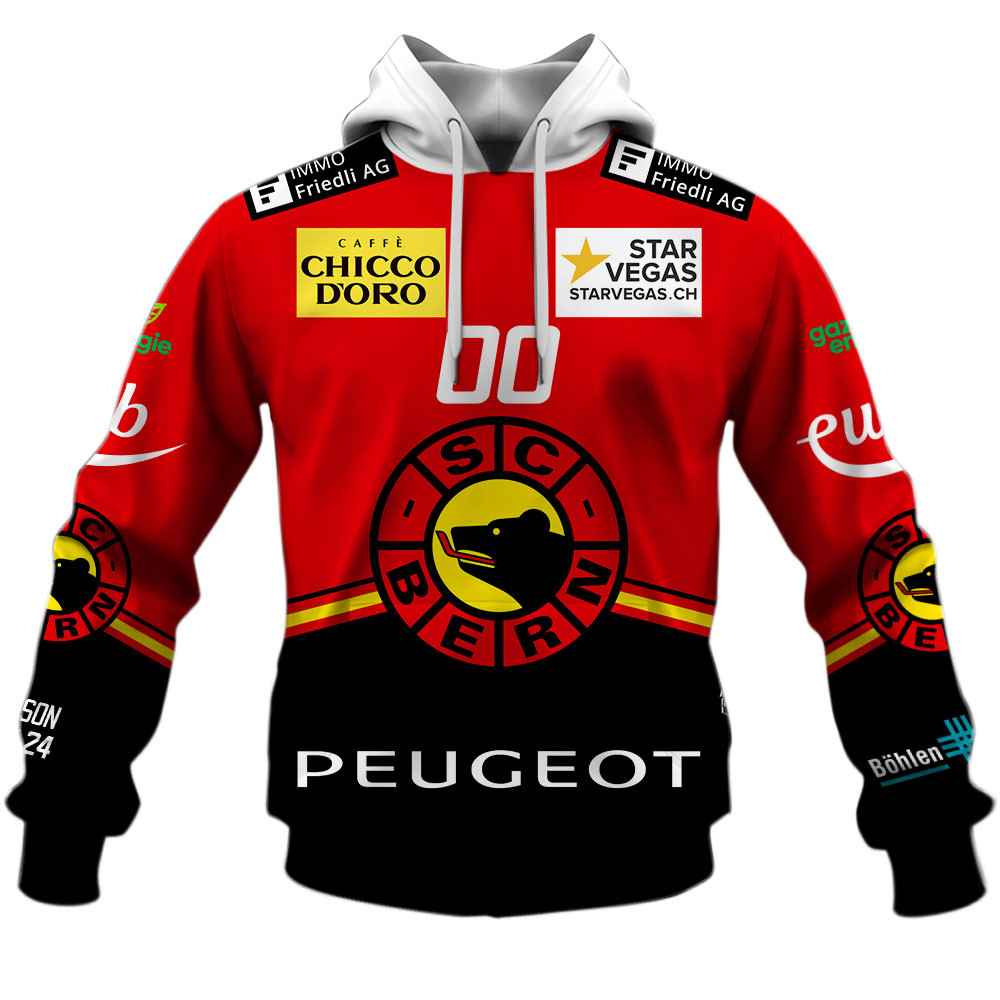 NL Hockey SC Bern Home Jersey Style Shirts