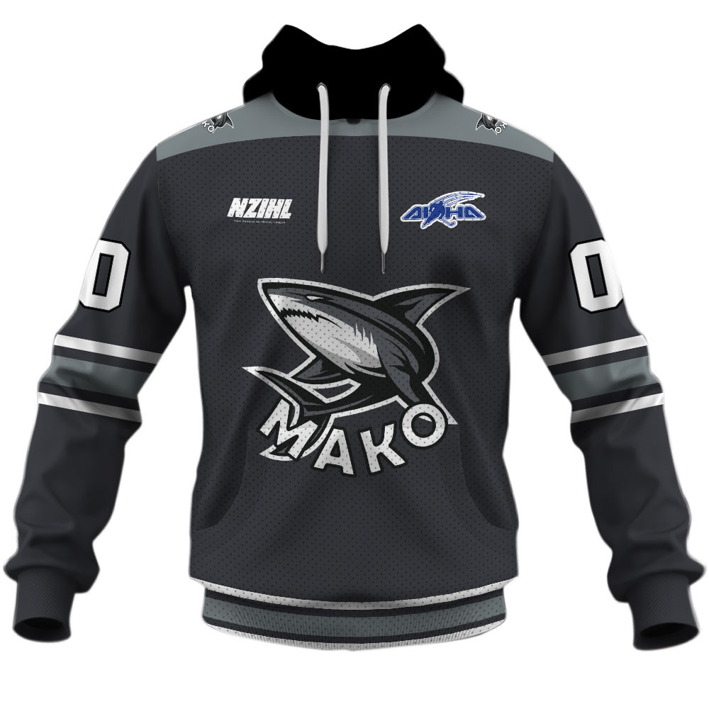 NZIHL Auckland Mako Jersey Style Shirts