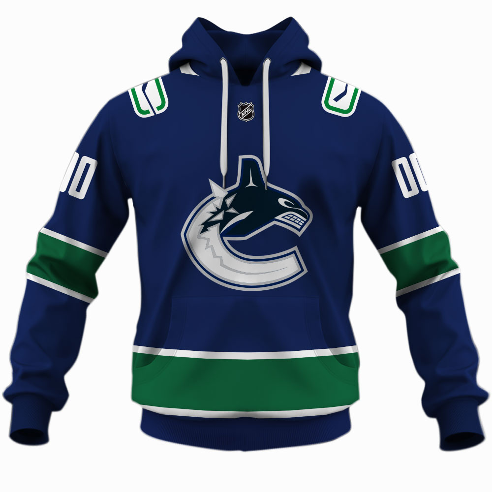 NHL Vancouver Canucks Home Jersey Style Shirts