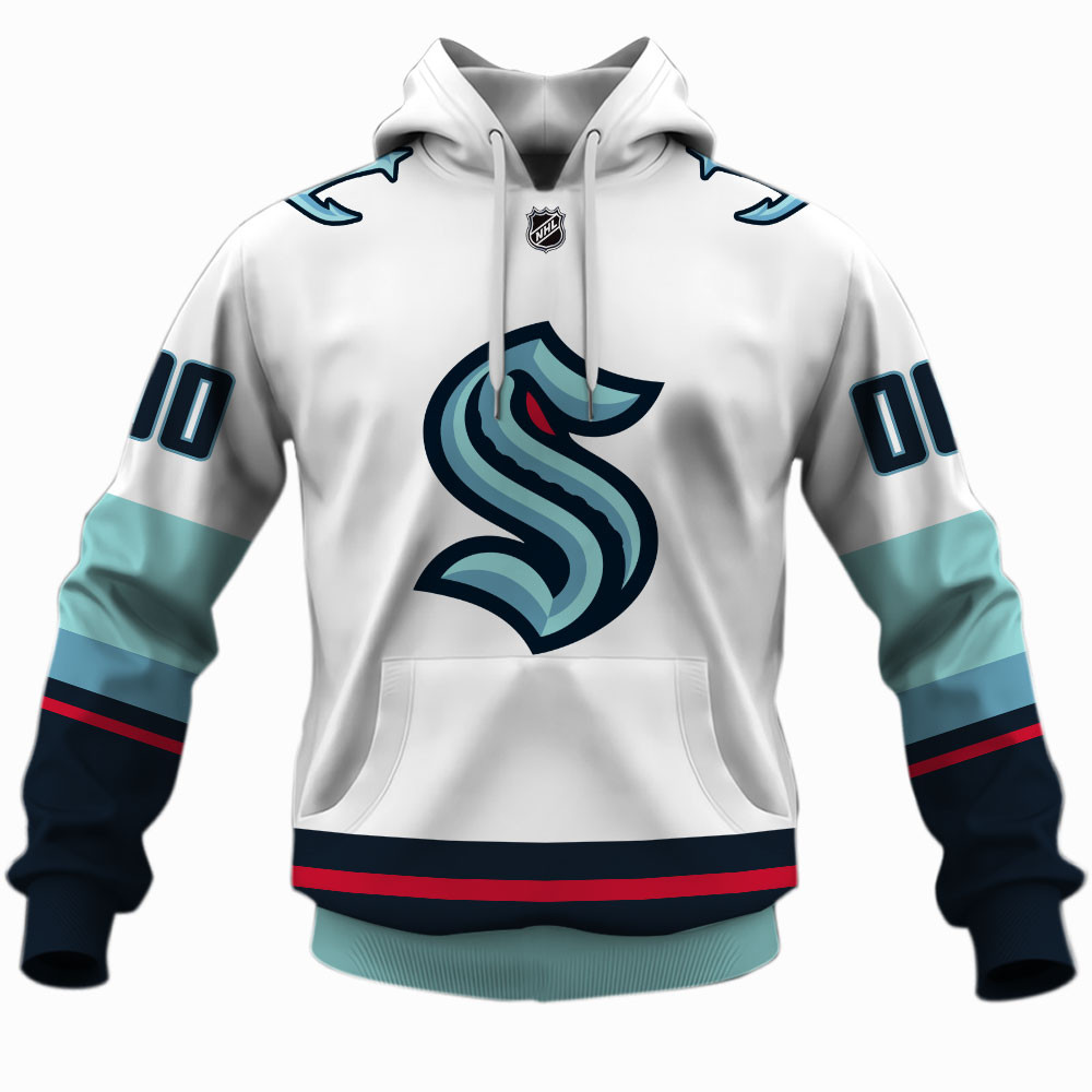 NHL Seattle Kraken Away Jersey Style Shirts