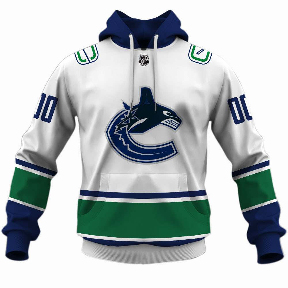 NHL Vancouver Canucks Away Jersey Style Shirts