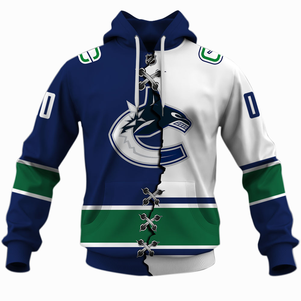 NHL Vancouver Canucks Mix Jersey Style Shirts