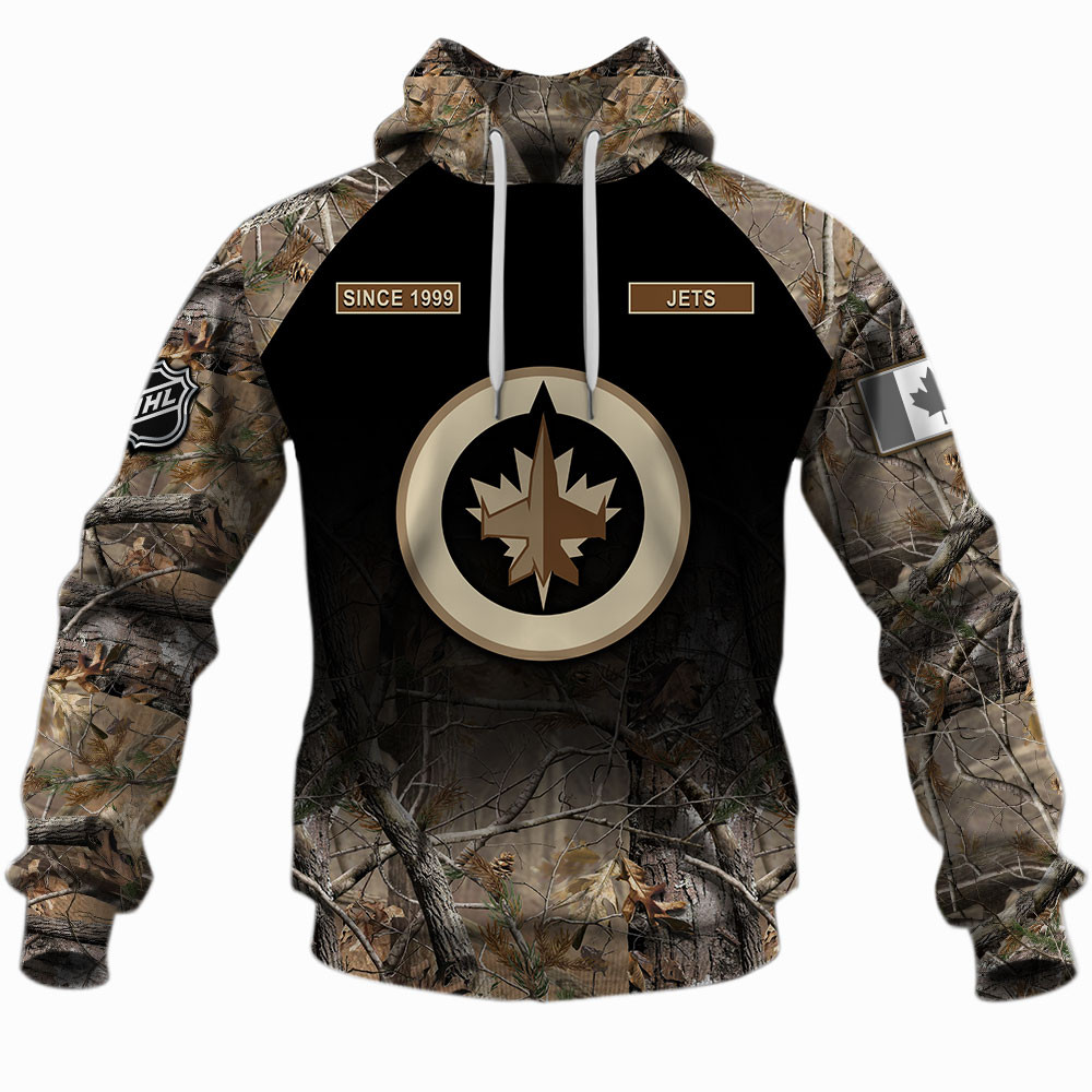 NHL Winnipeg Jets Hunting Camo Shirts