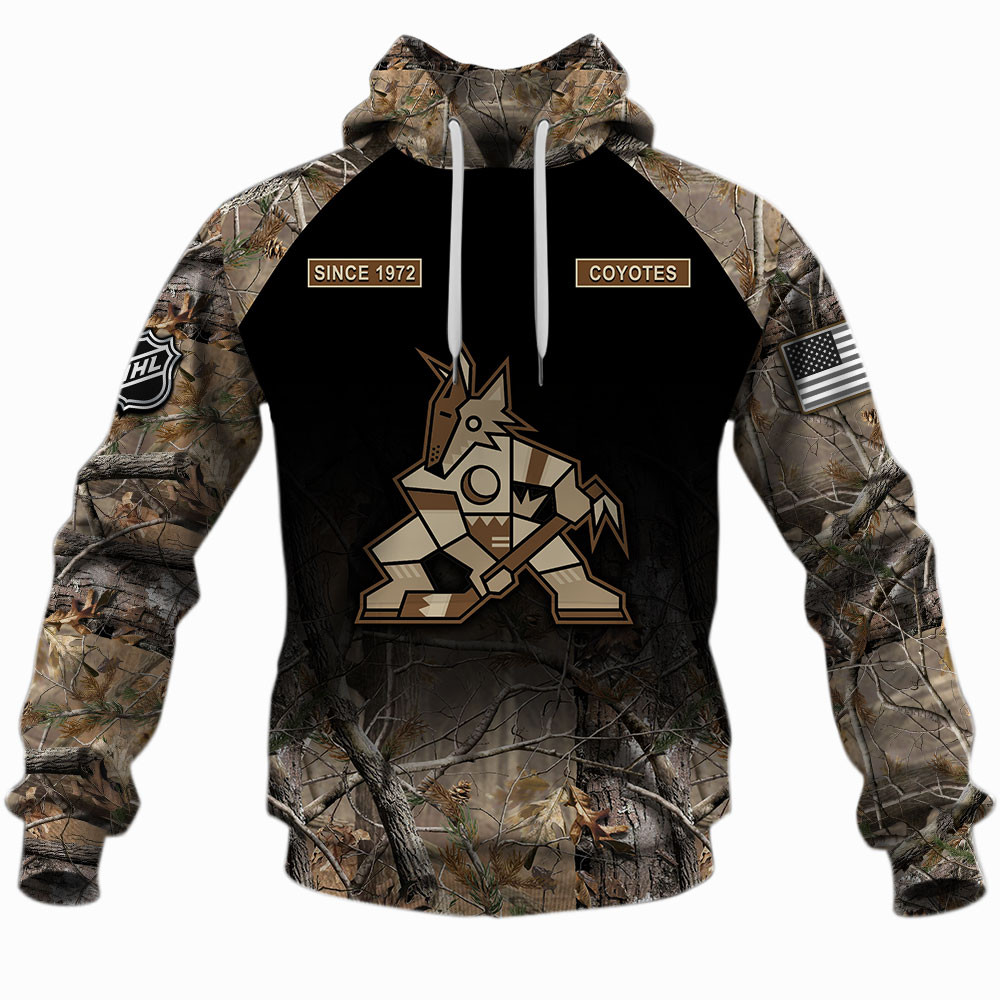 NHL Arizona Coyotes Hunting Camo Shirts