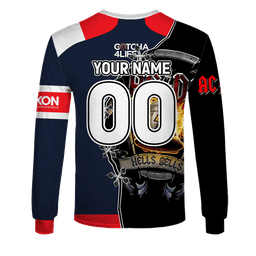 Sydney Roosters NRL x ACDC Design Shirts