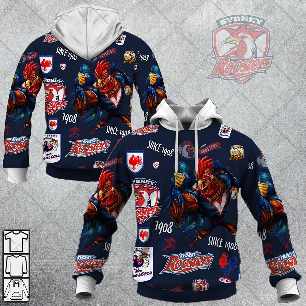 Sydney Roosters NRL Season Logo Design